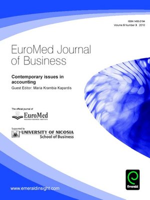 cover image of EuroMed Journal of Business, Volume 5, Issue 3